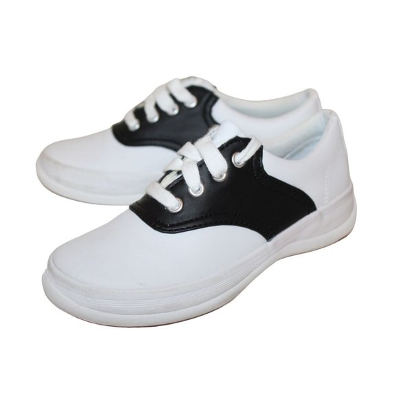 Keds Shoes Keds School Days Kids Blackwhite Leather Saddle Oxfords